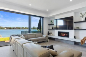 The Black Pelican on Lake Mulwala